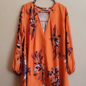 SHEIN womens high low tunic blouse